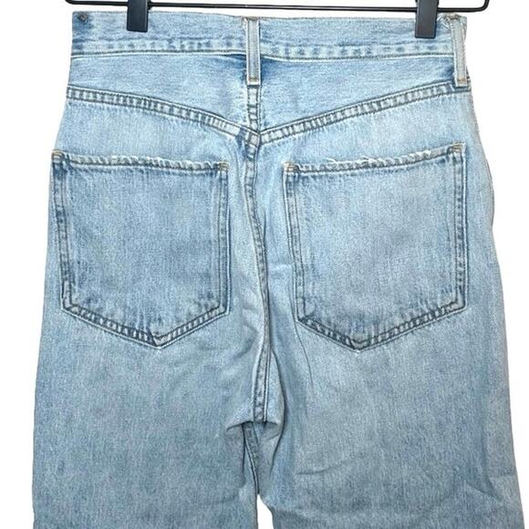 Agolde Women’s Riley High Rise Distressed Crop Jeans Size 26 - Picture 7 of 9